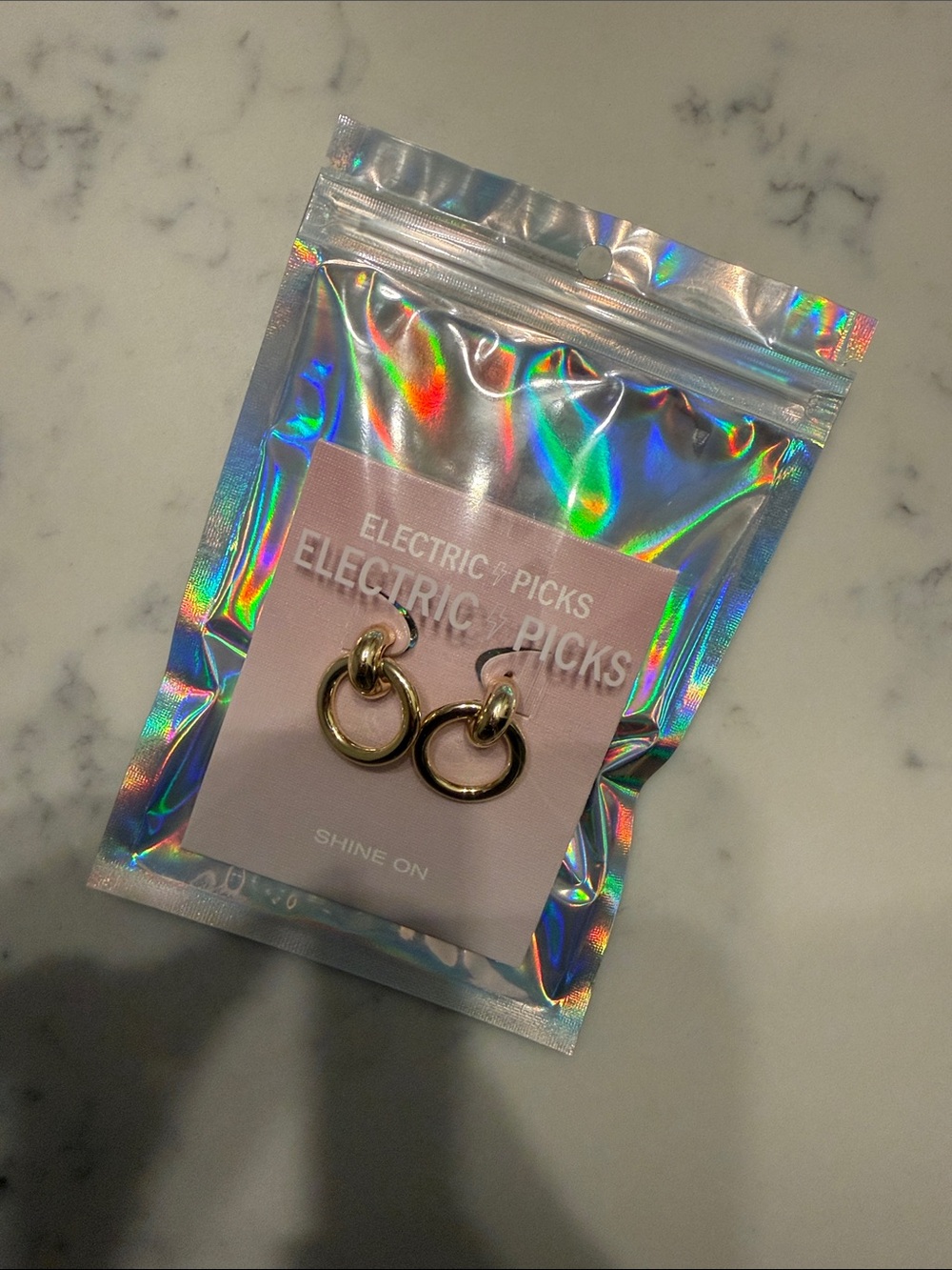 Gold Hoop Knot Earrings - Electric Family